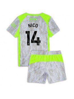 Manchester City Nico Gonzalez #14 Replika Tredje Kläder Barn 2025-26 Kortärmad (+ byxor)